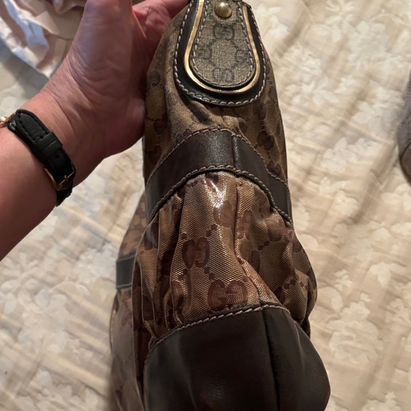Authentic Gucci Shoulder Bag Purchased from poshmark and never carried. - Picture 7 of 11